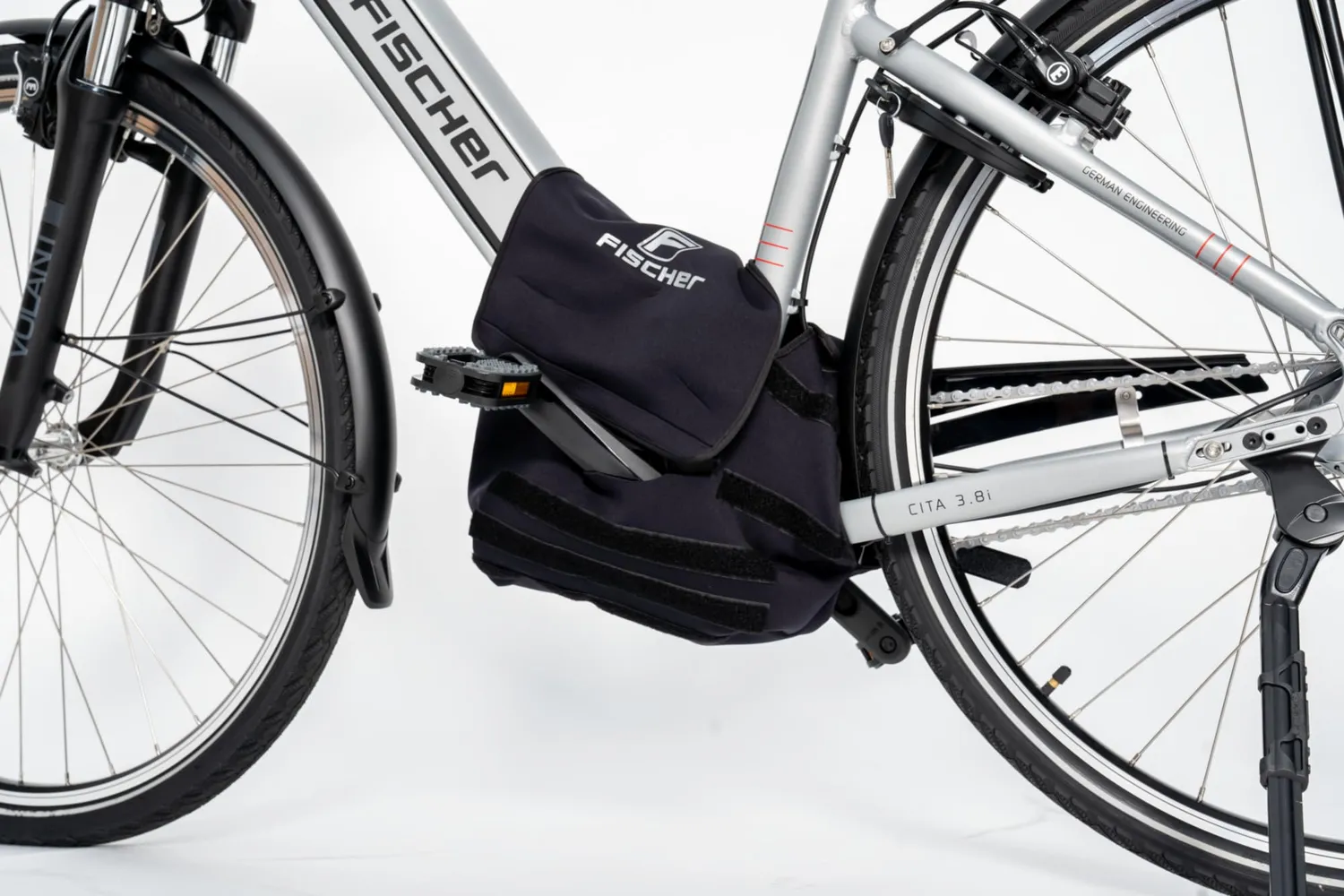 Fischer Schutzhülle Mittelmotor Neopren schwarz normal