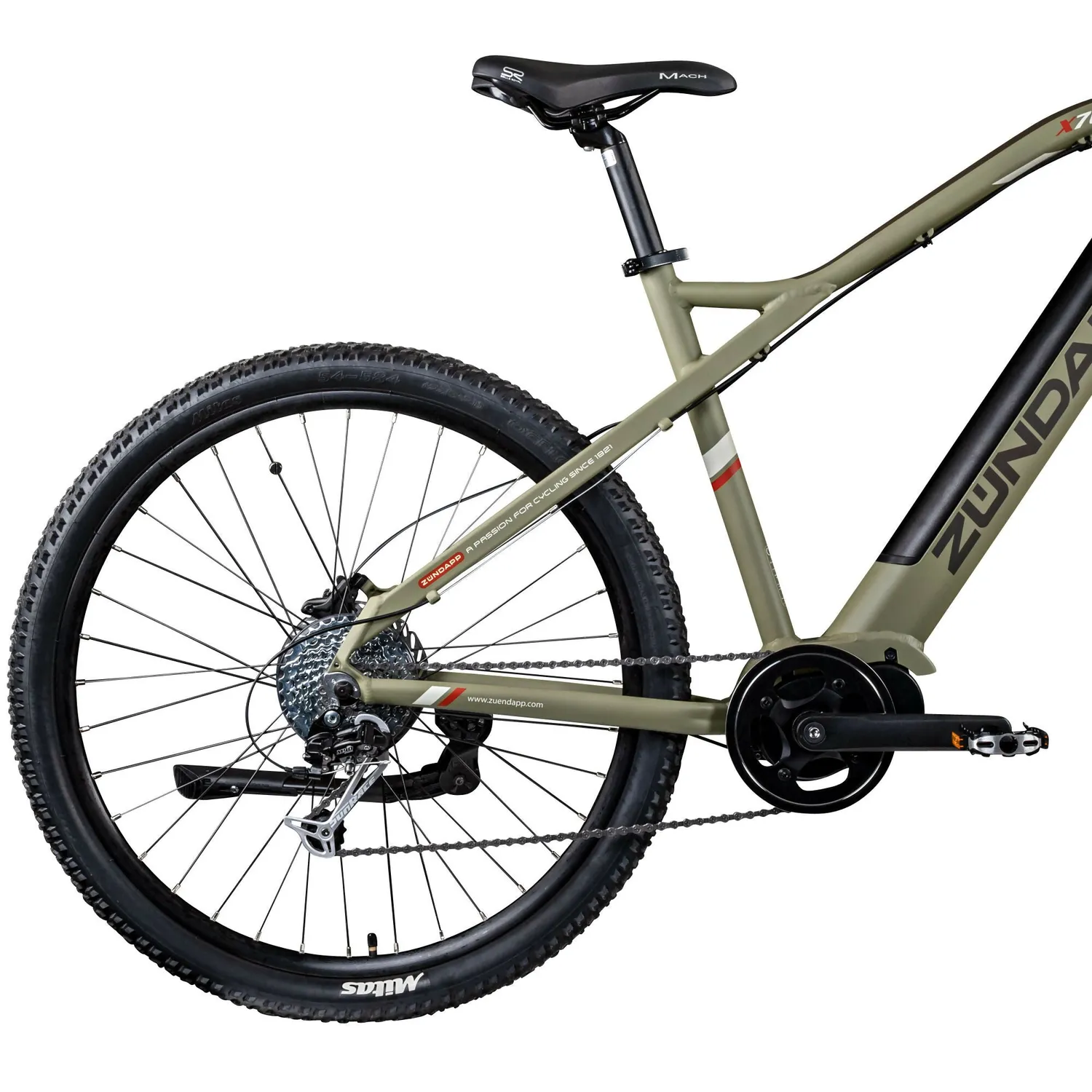 Zündapp X700 E-Mountainbike 27,5 Zoll 50cm khaki Mittelmotor
