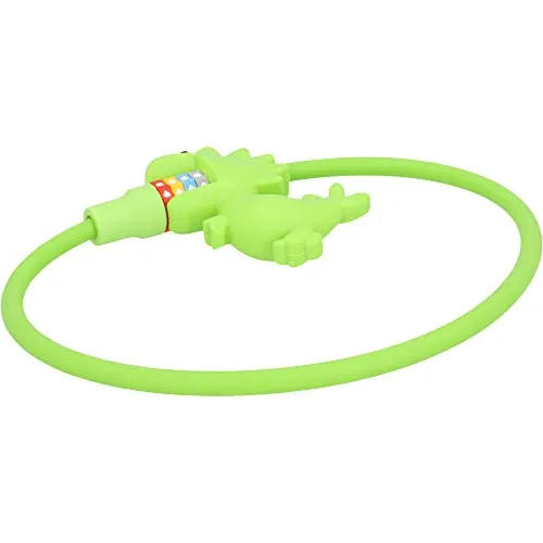 Fischer Dinosaurier Kabelschloss Kinder grün 60 cm