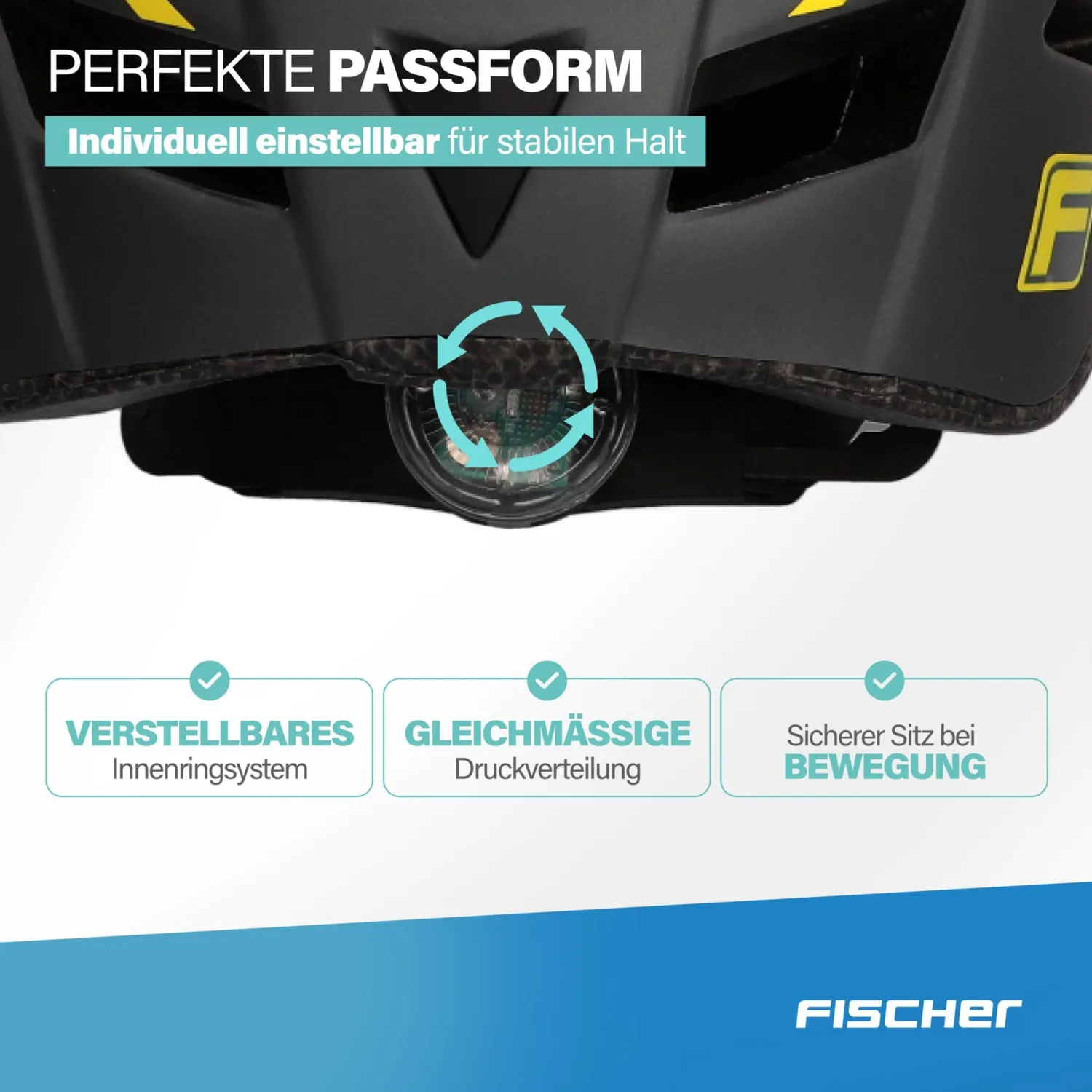 Fischer Urban Lano Fahrradhelm Schwarz S/M mit Licht