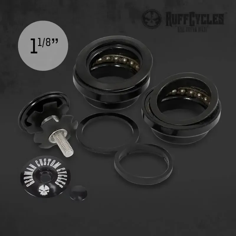 Ruff Cycles Biggie Steuersatz 1 1/8 Zoll Schwarz 34mm