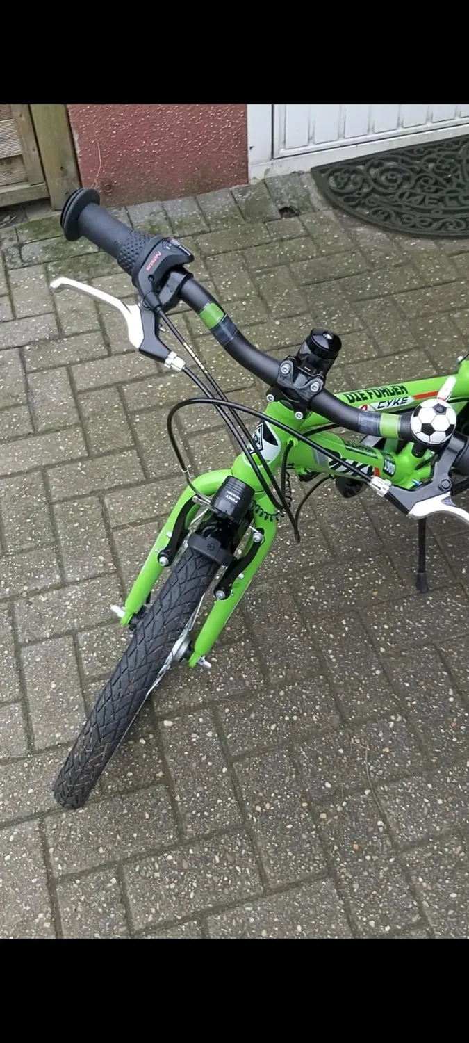 Fischer 85806 Fahrradglocke Fußball bunt