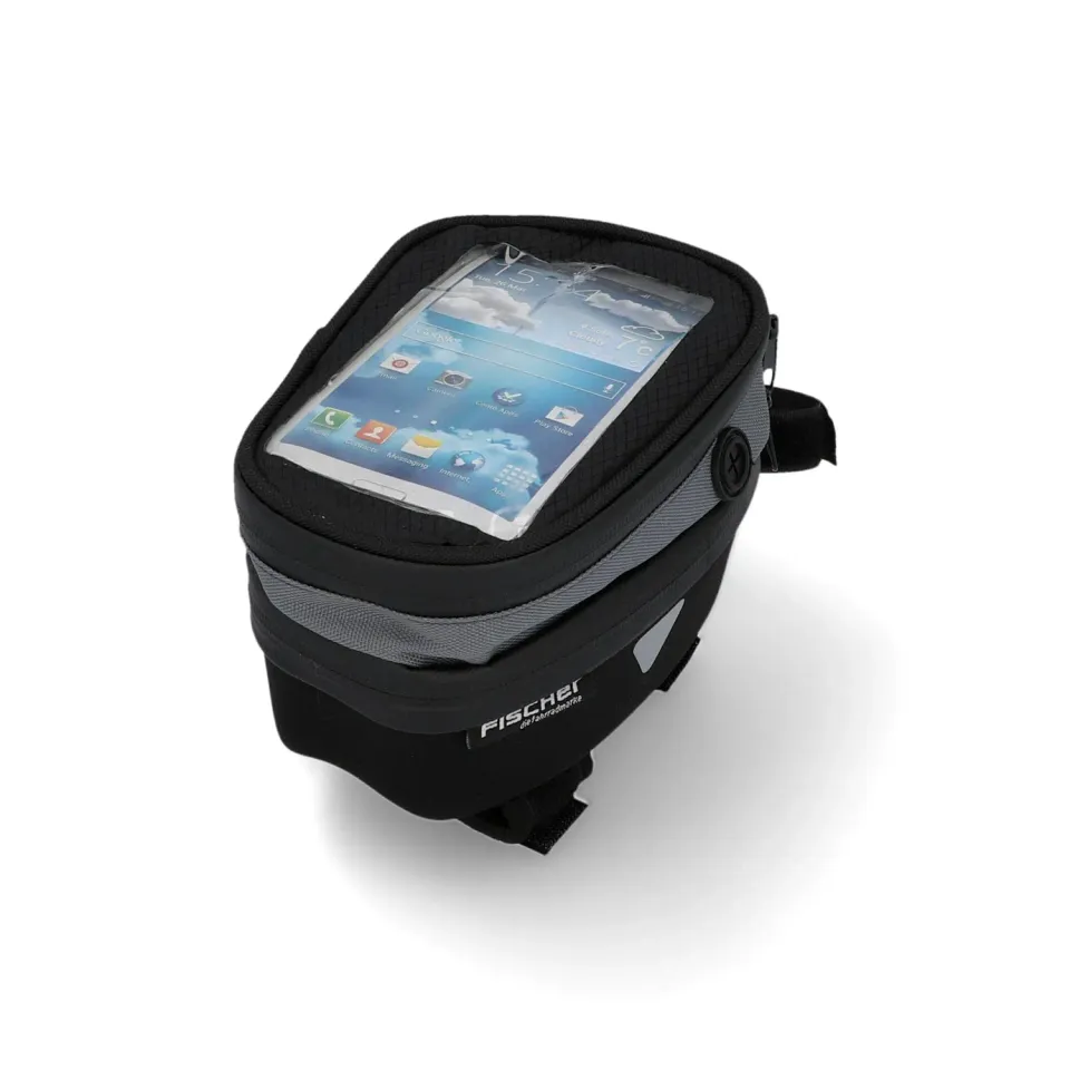Fischer Premium 86279 Oberrohrtasche schwarz Touchscreen