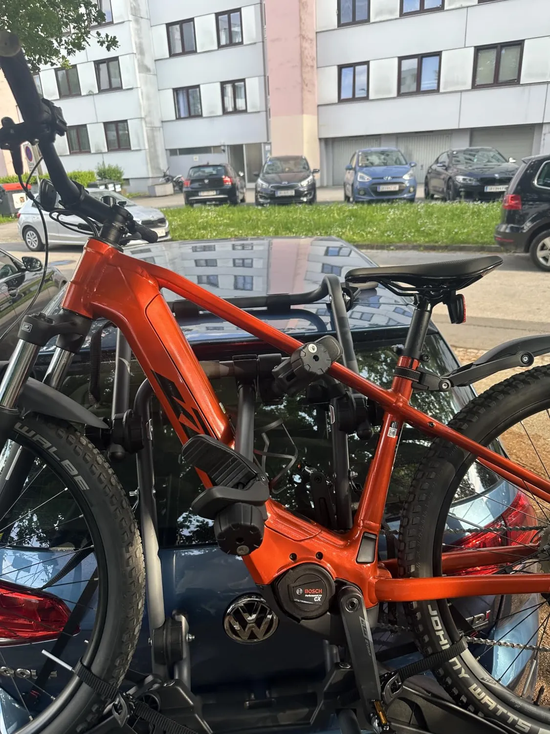 Fischer Heck Fahrradträger für 2 Fahrräder 45 kg