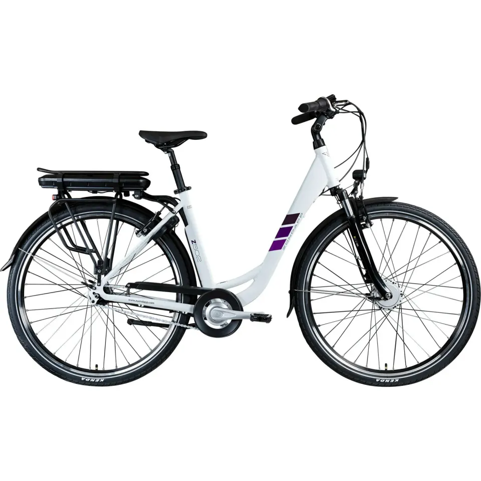 Zündapp Z502 Damen E-Citybike 28 Zoll 50 cm weiß-lila
