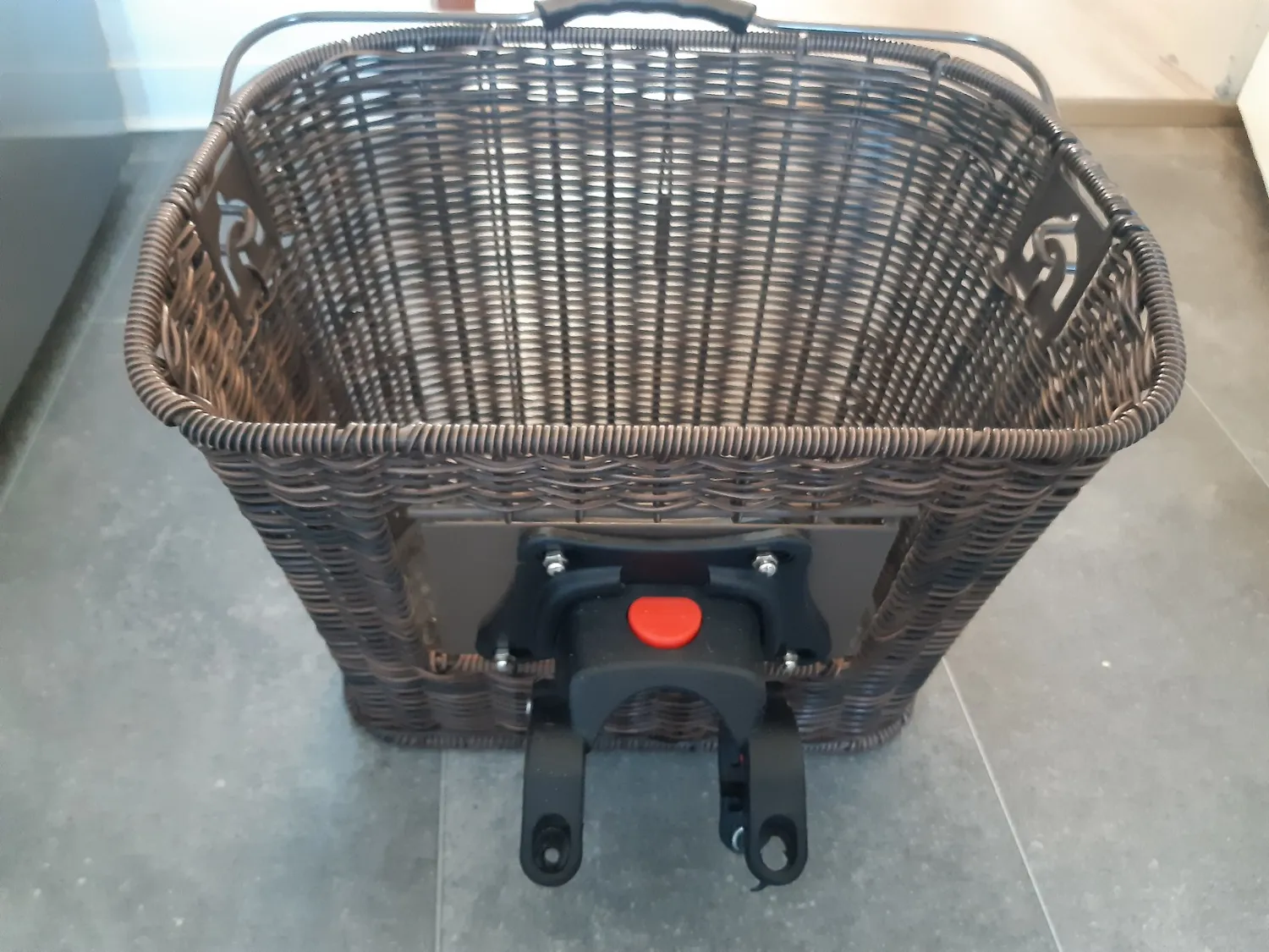 FISCHER Lenkerkorb Retro Polyrattan 5 kg geflochten