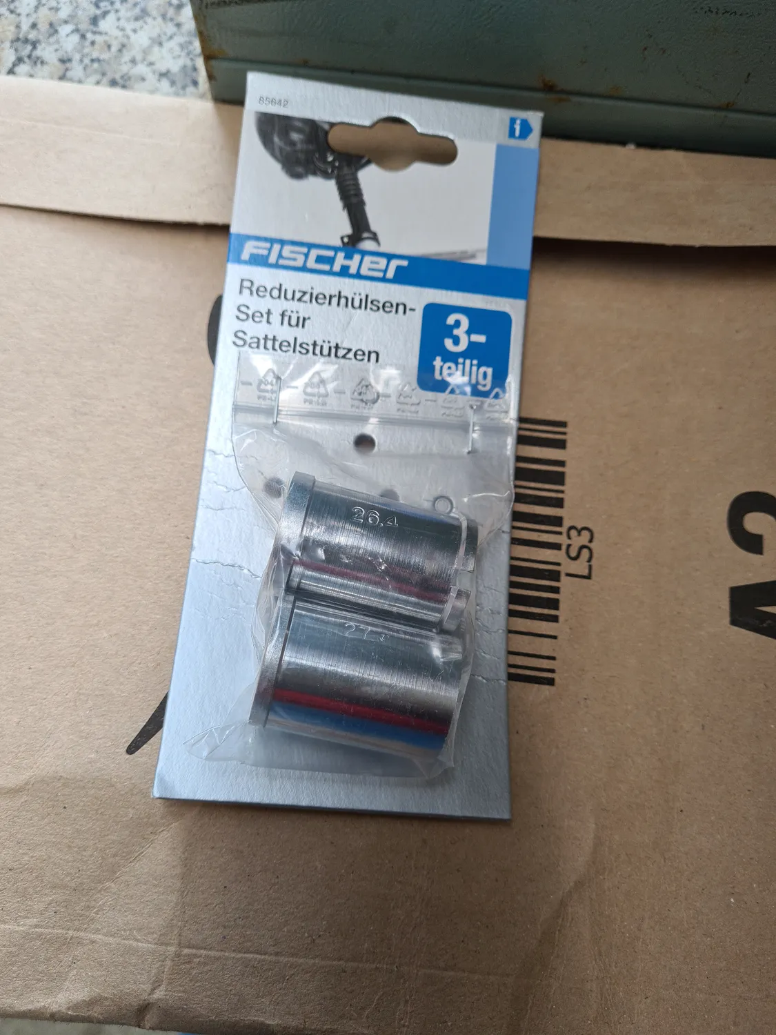 Fischer Sattelstützen Reduzierhülsen-Set 25,4-29 mm