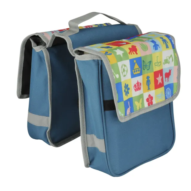 Fischer Kinder Gepäckträgertasche 7 Liter blau 86263