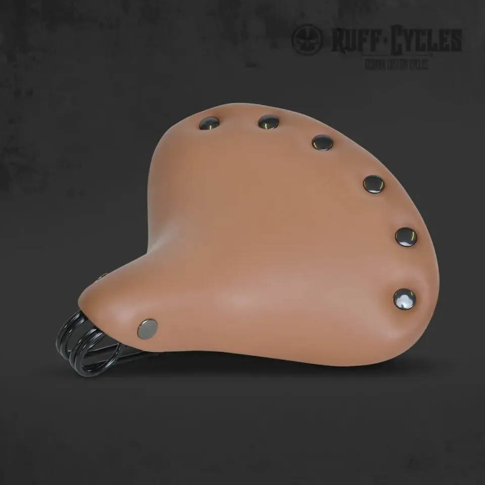Ruff Cycles Biggie Stockman Sattel braun gefedert