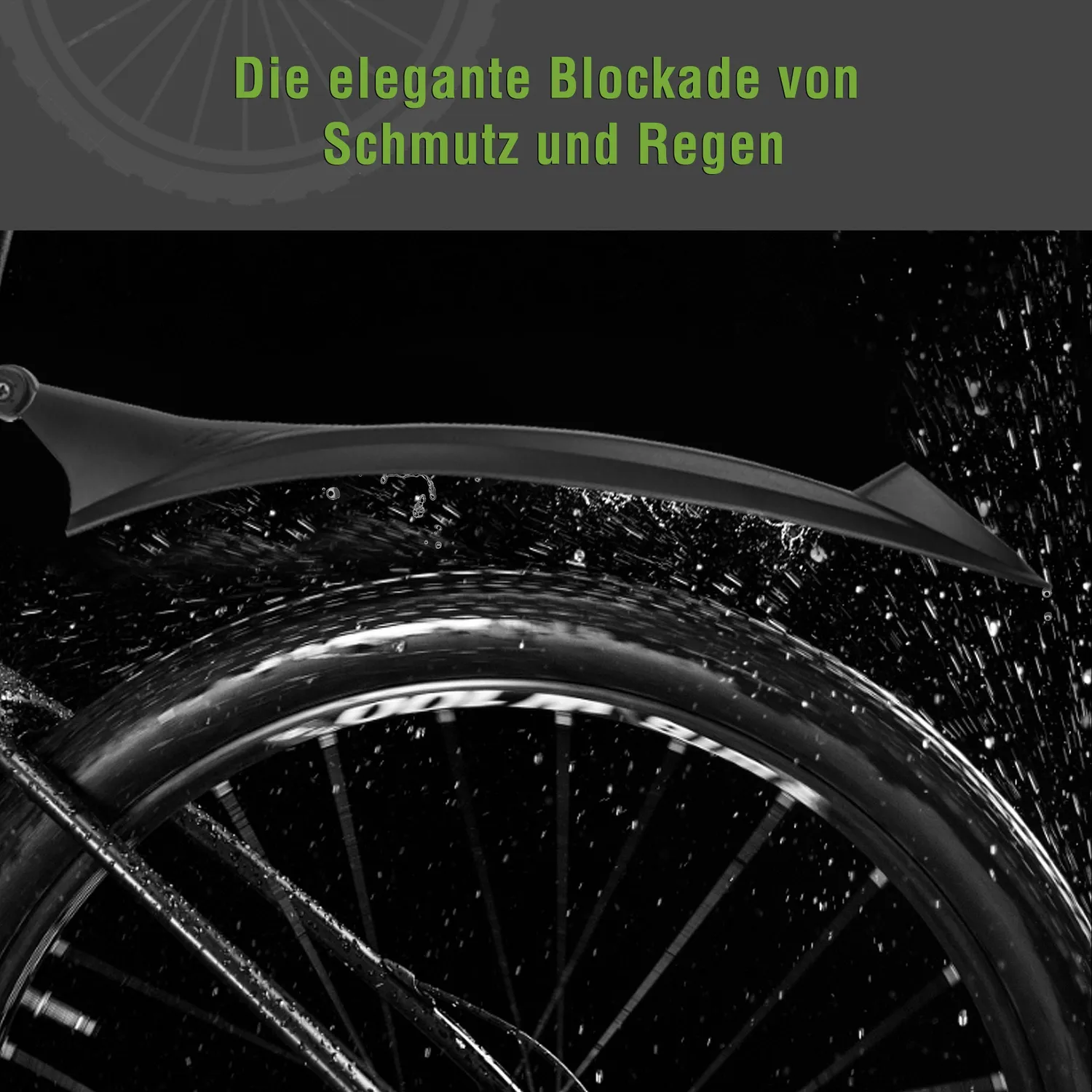 SachsenRad R6 R8 Schutzblech-Set schwarz für 26-29 Zoll