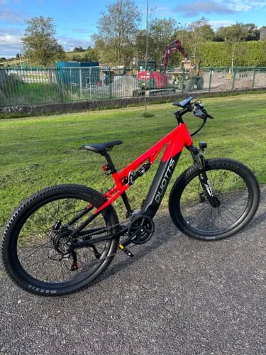 DUOTTS E29 E-Bike EU-Version Schwarz-Rot 250W