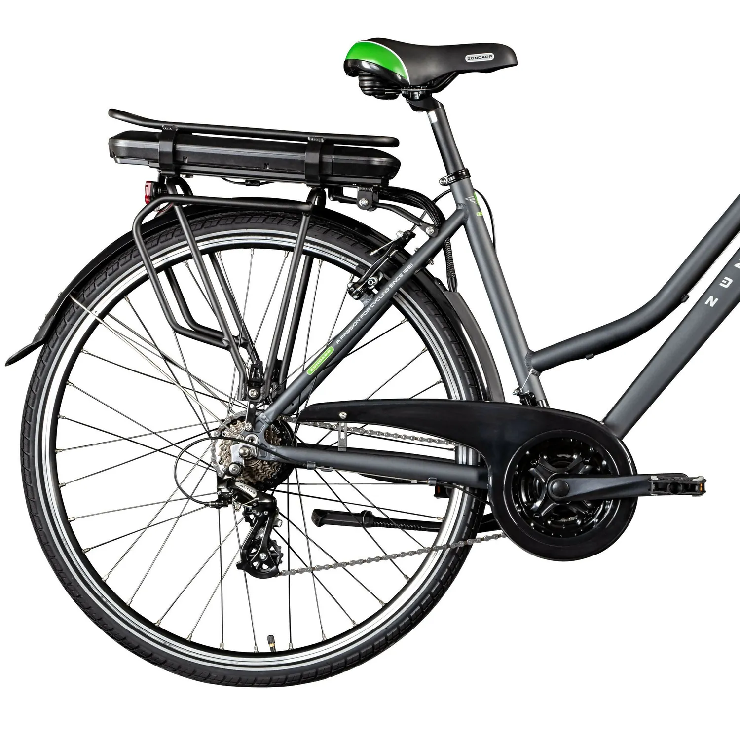 Zündapp Z802 Damen E-Bike 28 Zoll 48 cm grau-grün