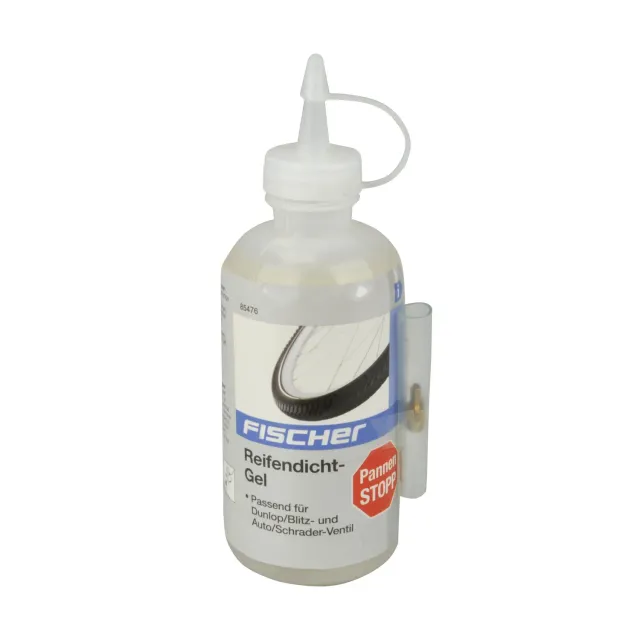 Fischer Reifendicht-Gel 350 ml für 2 Schläuche Dunlop/Schrader