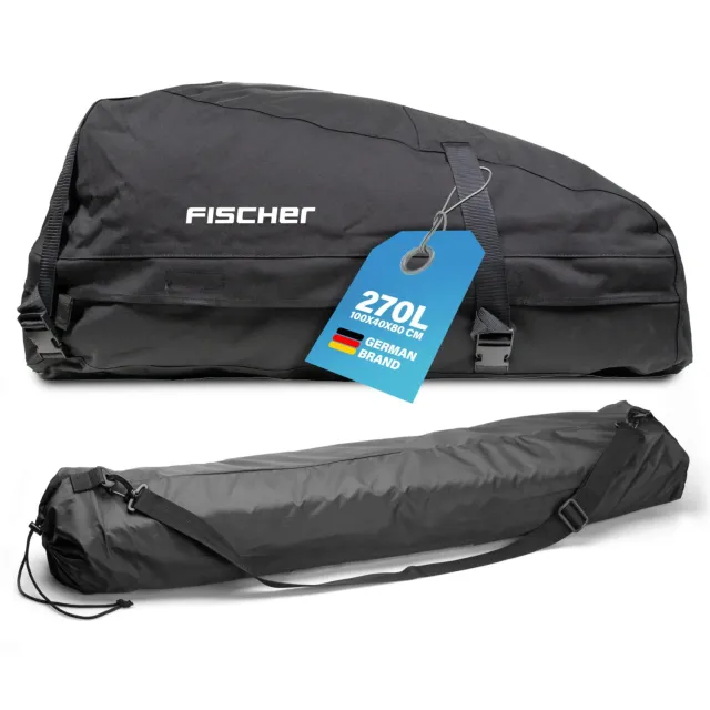 Fischer Dachbox faltbar 270 Liter wasserabweisend