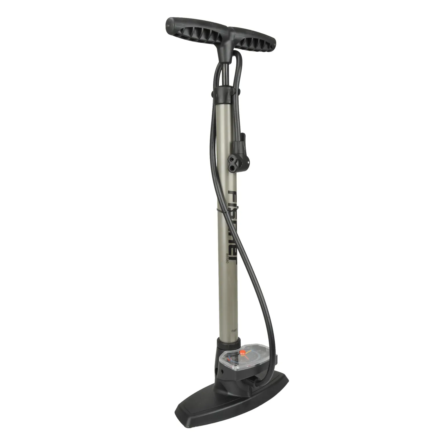 Fischer Standpumpe 85580 Manometer 11 bar alle Ventile