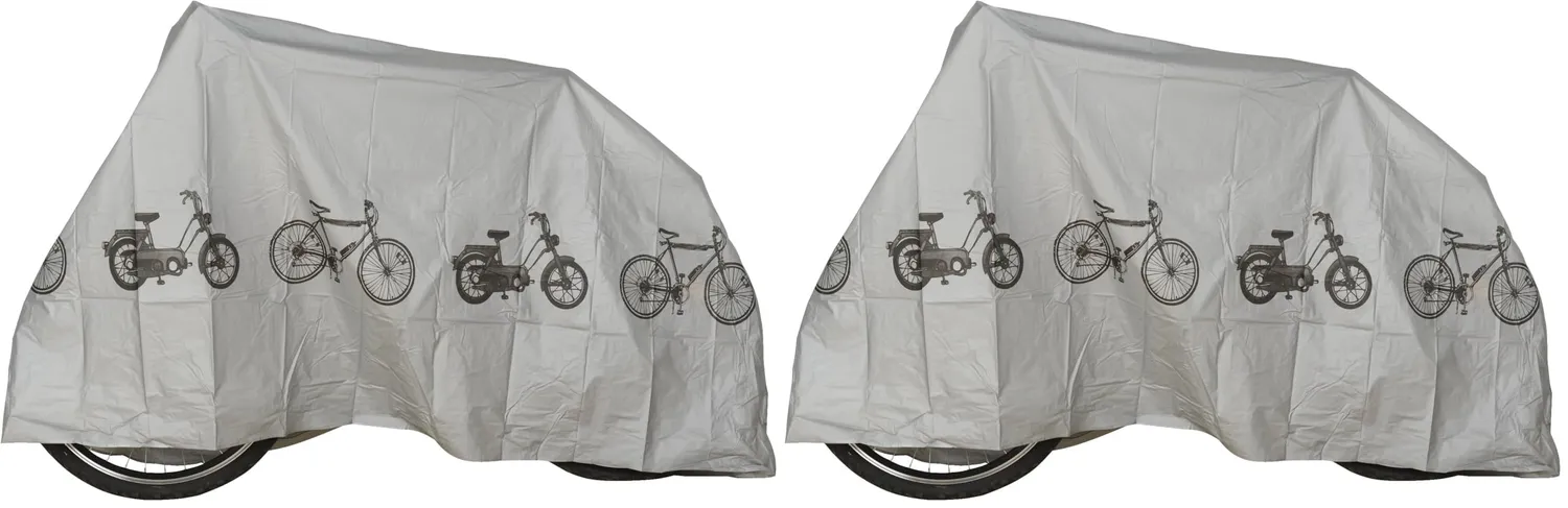 Fischer Universal Fahrradgarage 200x110 cm grau wasserdicht