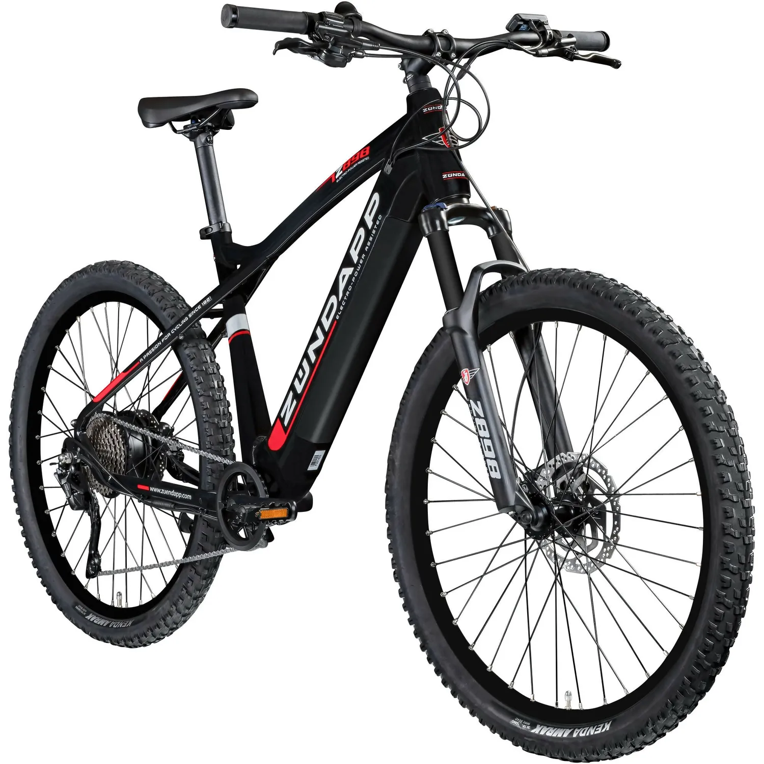 Zündapp Z898 E-Mountainbike 27,5 Zoll 48 cm schwarz-grün