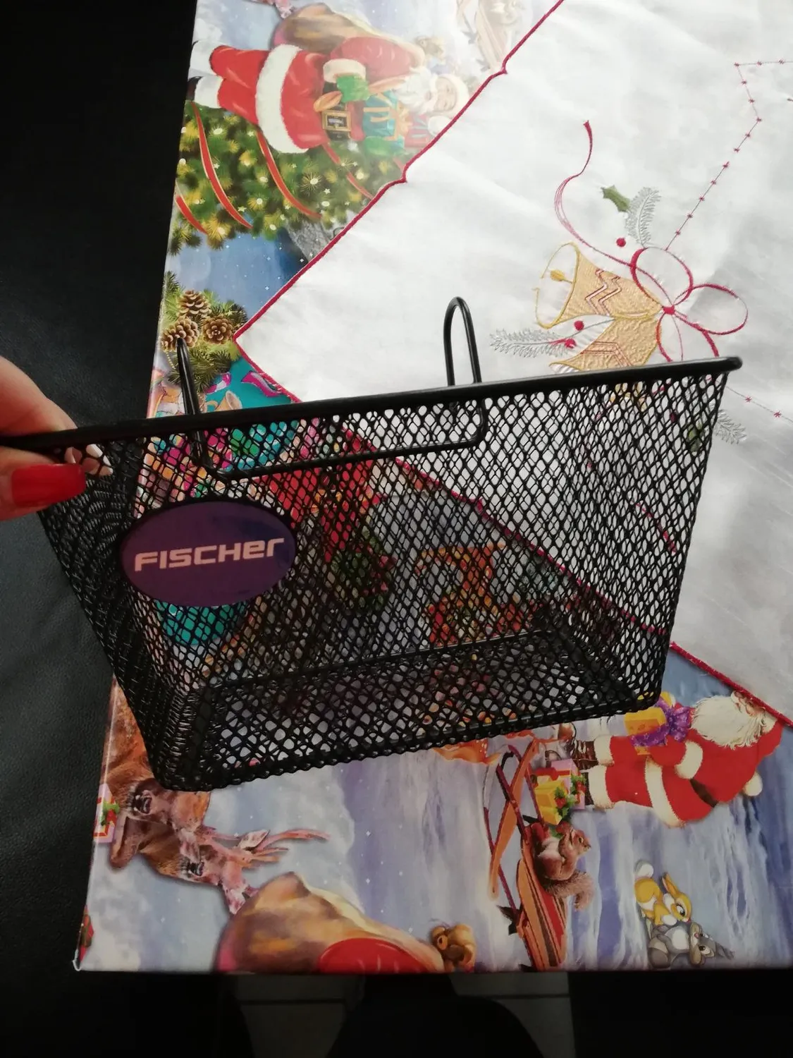 Fischer Kinder Lenkerkorb 24cm farblich sortiert