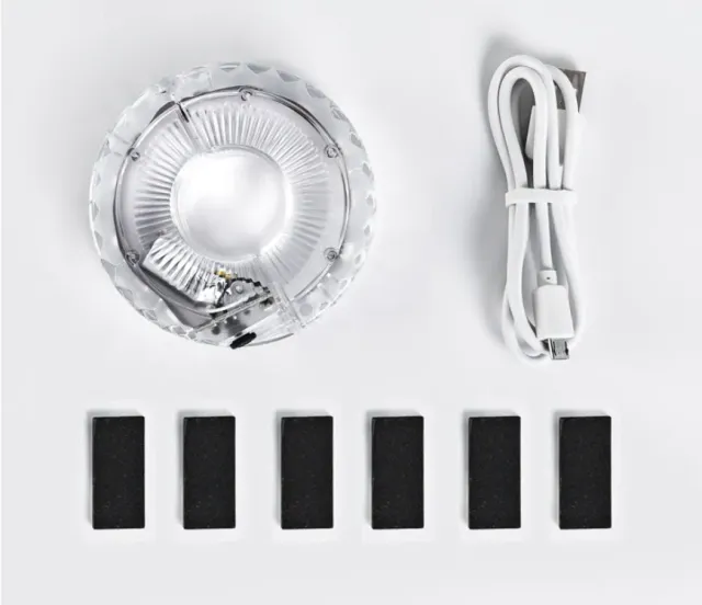 SachsenRad Swirl Speichenlicht LED USB 12 LEDs