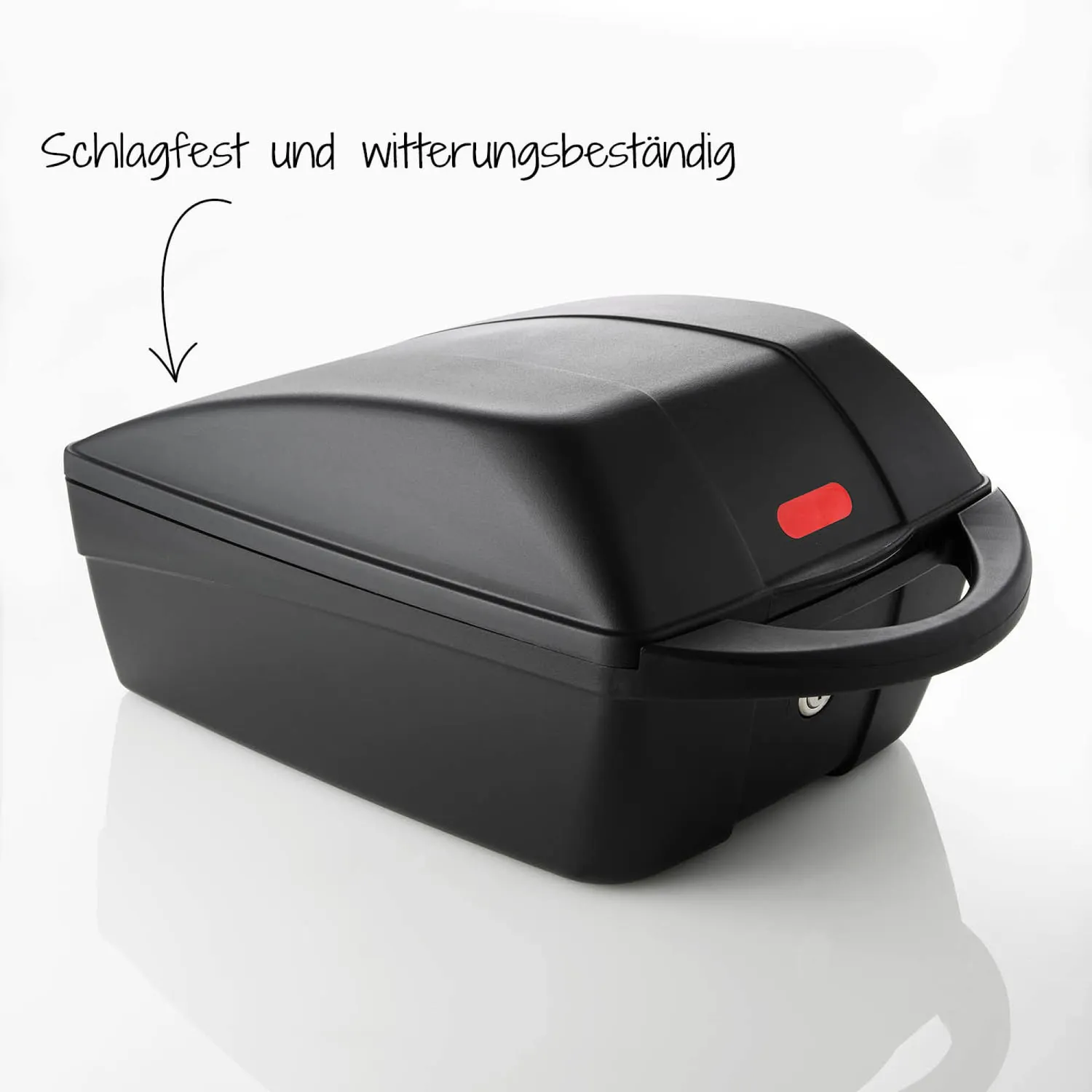 Fischer Gepäckträger-Box Fahrradbox schwarz 11L abschließbar