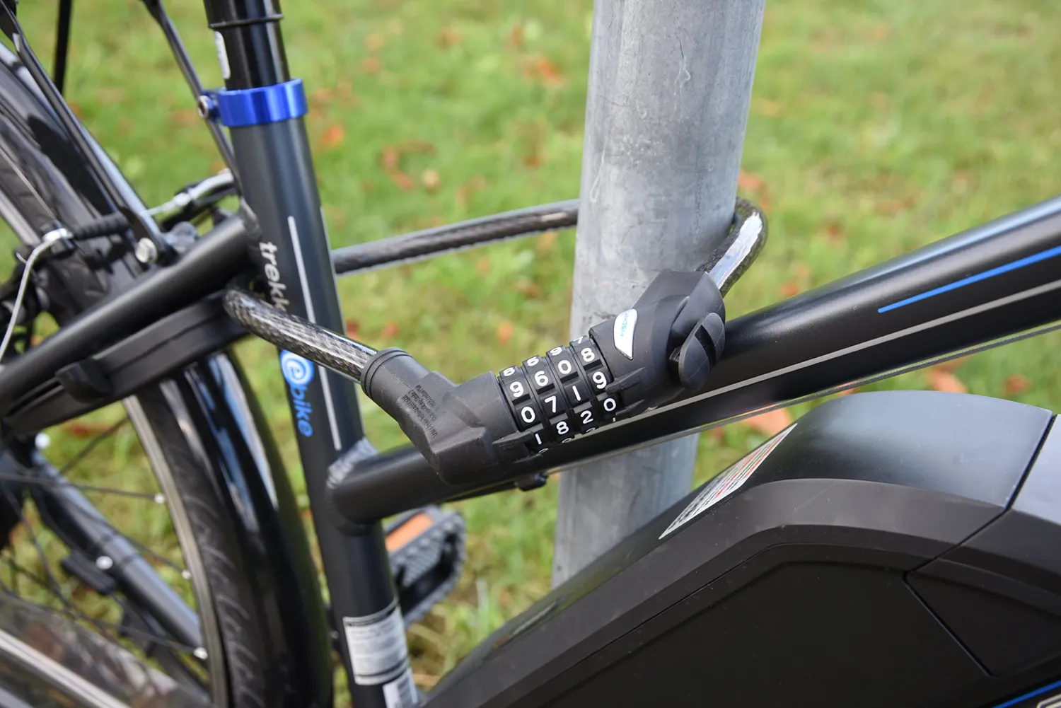 Fischer Seilschloss Zahlenschloss 60 cm Fahrradschloss Zahlencode
