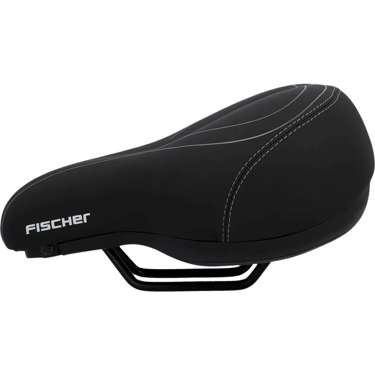 Fischer Sattel Touren mit Staufach schwarz One Size