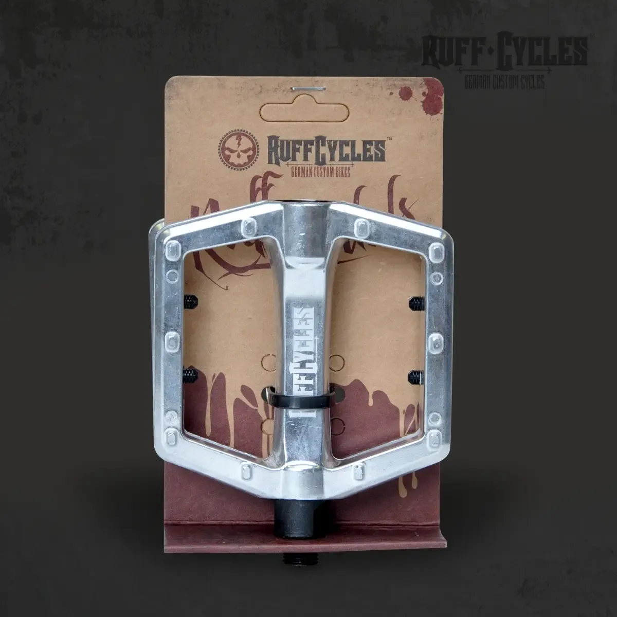 Ruff Cycles Biggie Pedale 1/2 Zoll Alu Silber