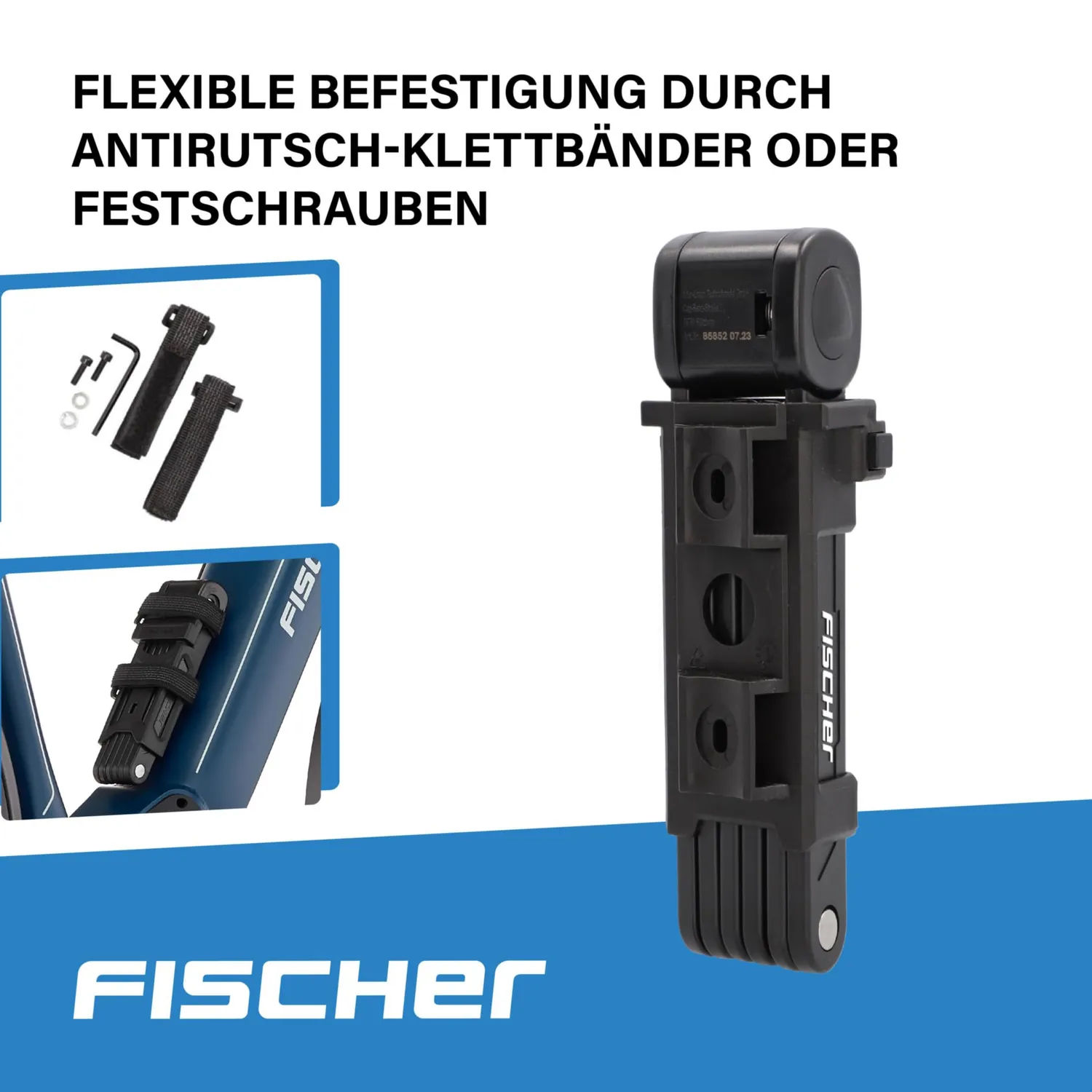 Fischer Protec FK85 Faltschloss 85cm Schlüssel
