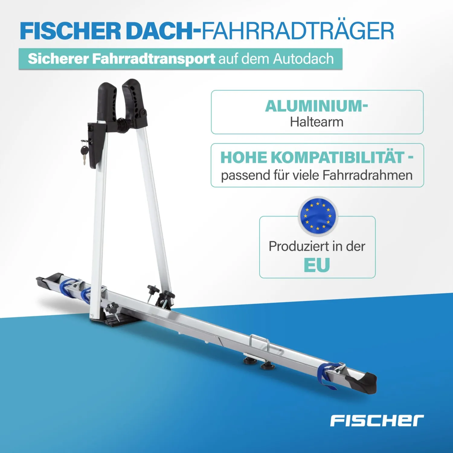 Fischer Xtreme Dach Fahrradträger 15 kg abschließbar Alu