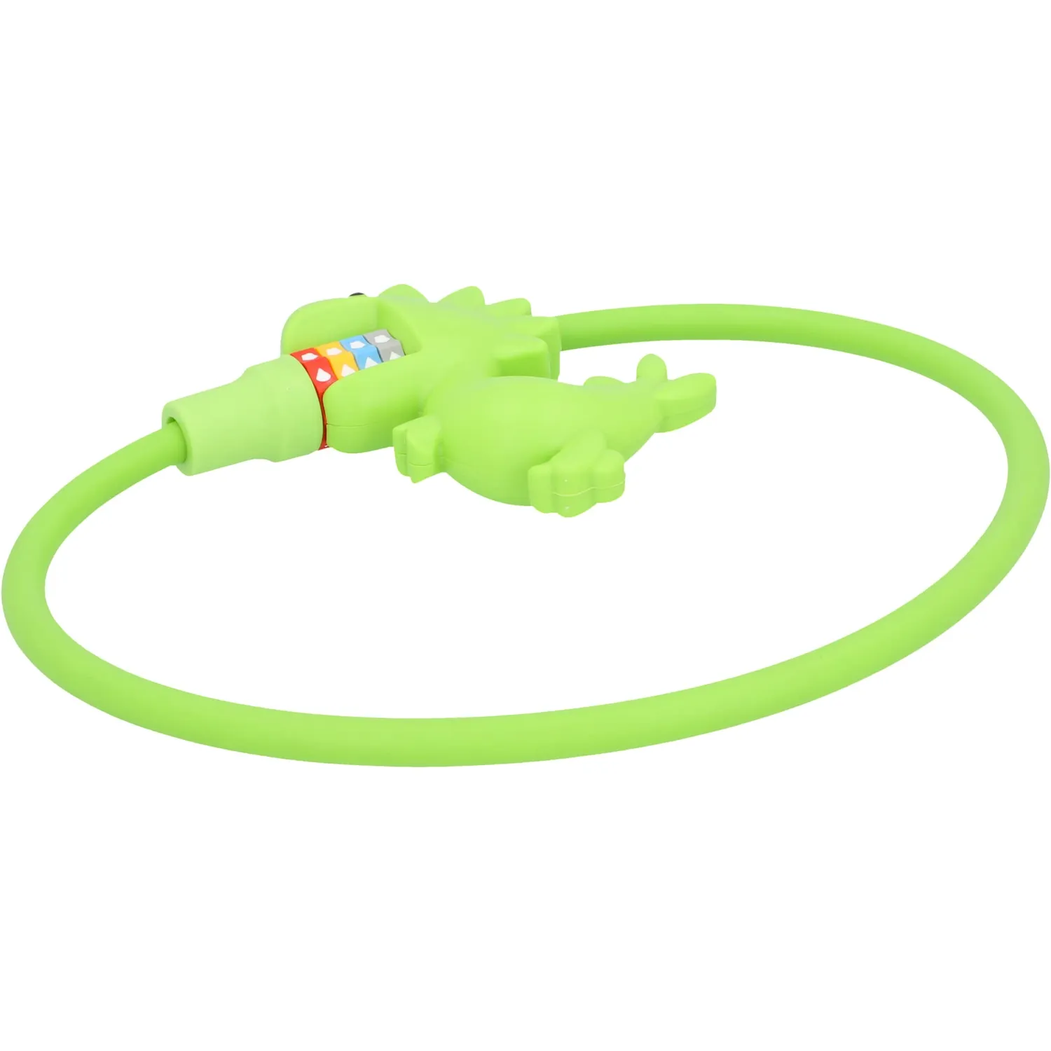 Fischer Dinosaurier Kabelschloss Kinder grün 60 cm