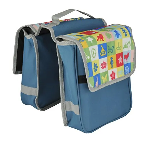 Fischer Kinder Gepäckträgertasche 7 Liter blau 86263