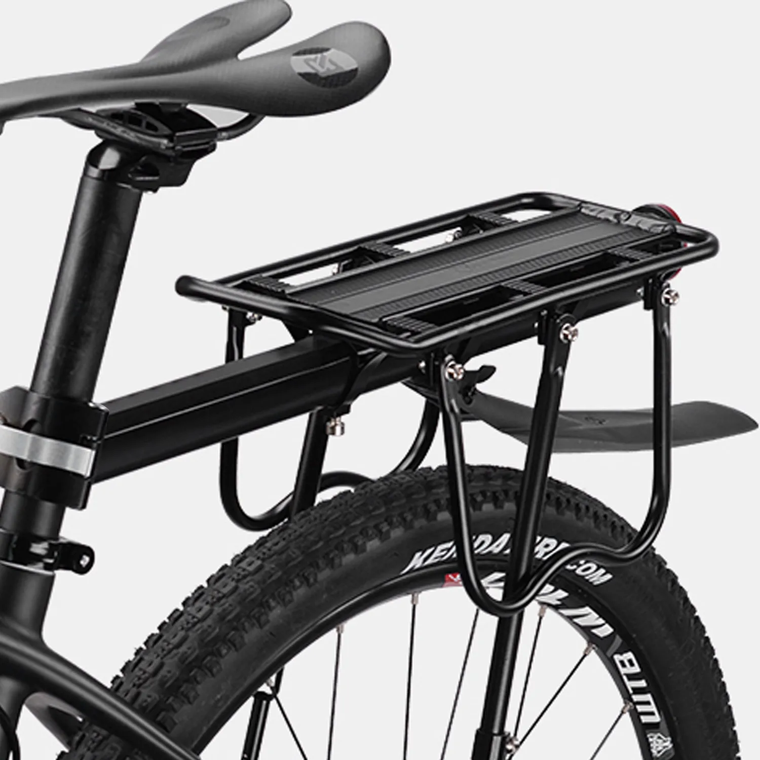 SachsenRad 3in1 Gepäckträger R6 R8 schwarz 50 kg Sattelstütze
