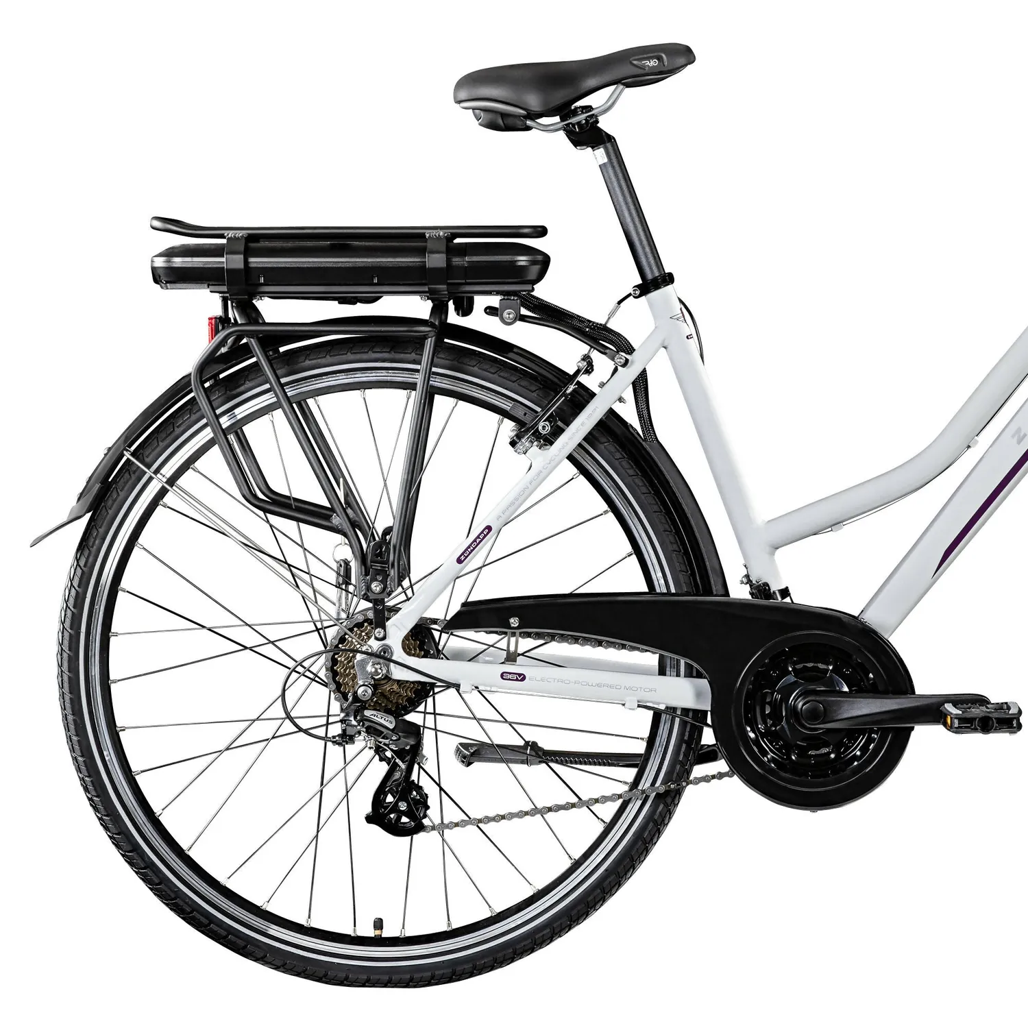 Zündapp Z802 Damen E-Bike 28 Zoll 48 cm grau-grün