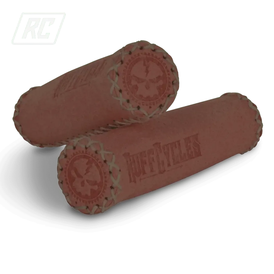 Ruff Cycles Biggie Griffe 22 mm braun Microfaser Leder