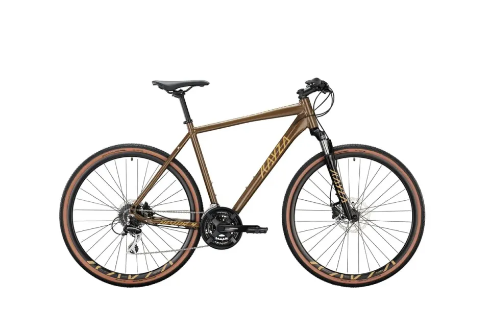 KAYZA Alvar 4 Crossbike-Fahrrad 24-Gang 45 mm Reifen
