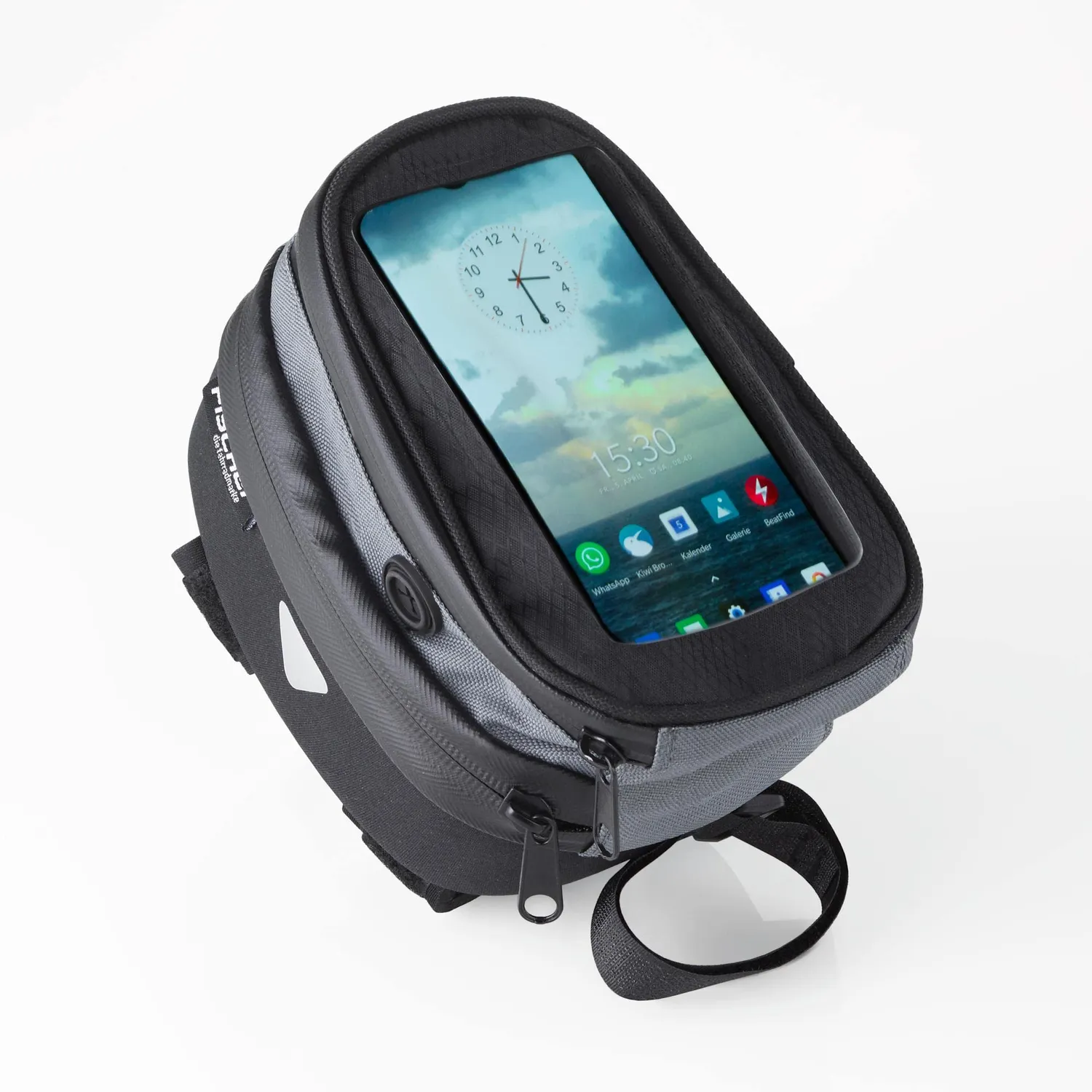 Fischer Premium 86279 Oberrohrtasche schwarz Touchscreen
