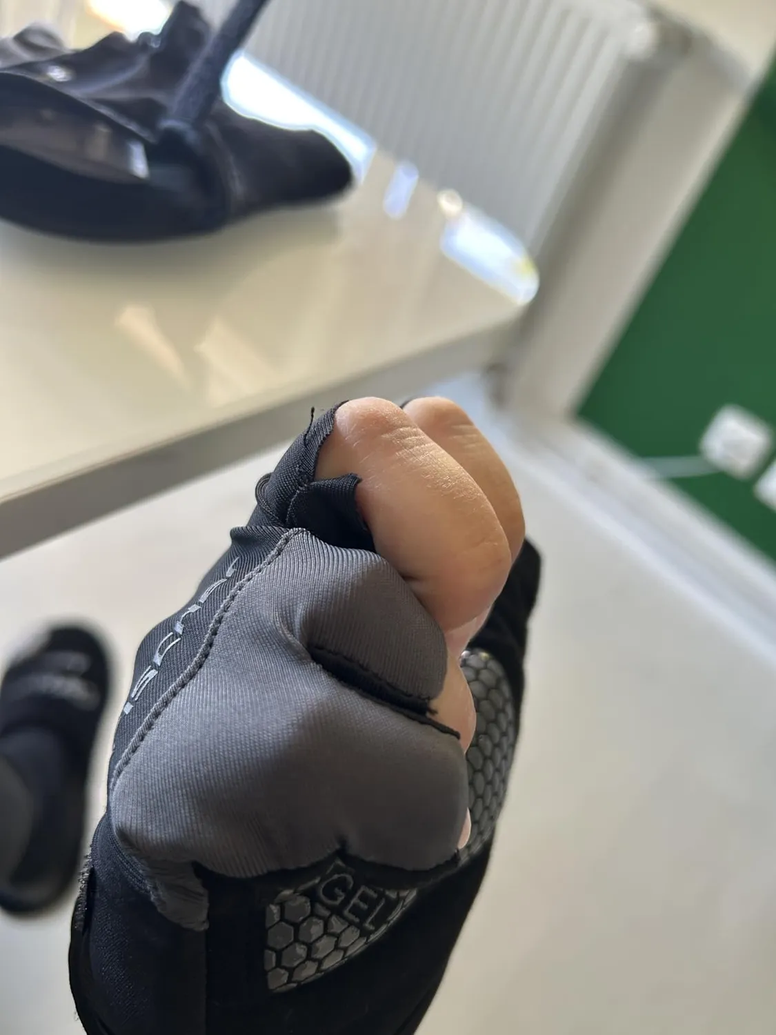 fischer Gel-Grip Fahrradhandschuhe M/L atmungsaktiv