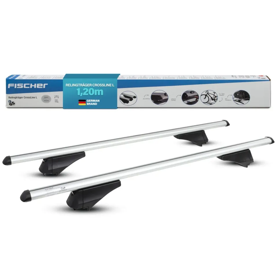 Fischer CrossLine L Relingträger 1,20 m Aluminium 75 kg