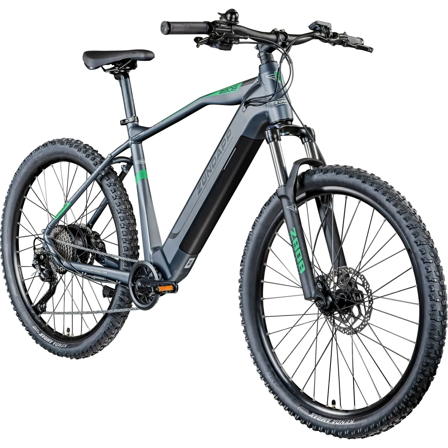 Zündapp Z808 E-Mountainbike 27,5 Zoll 50 cm grau-rot 540Wh