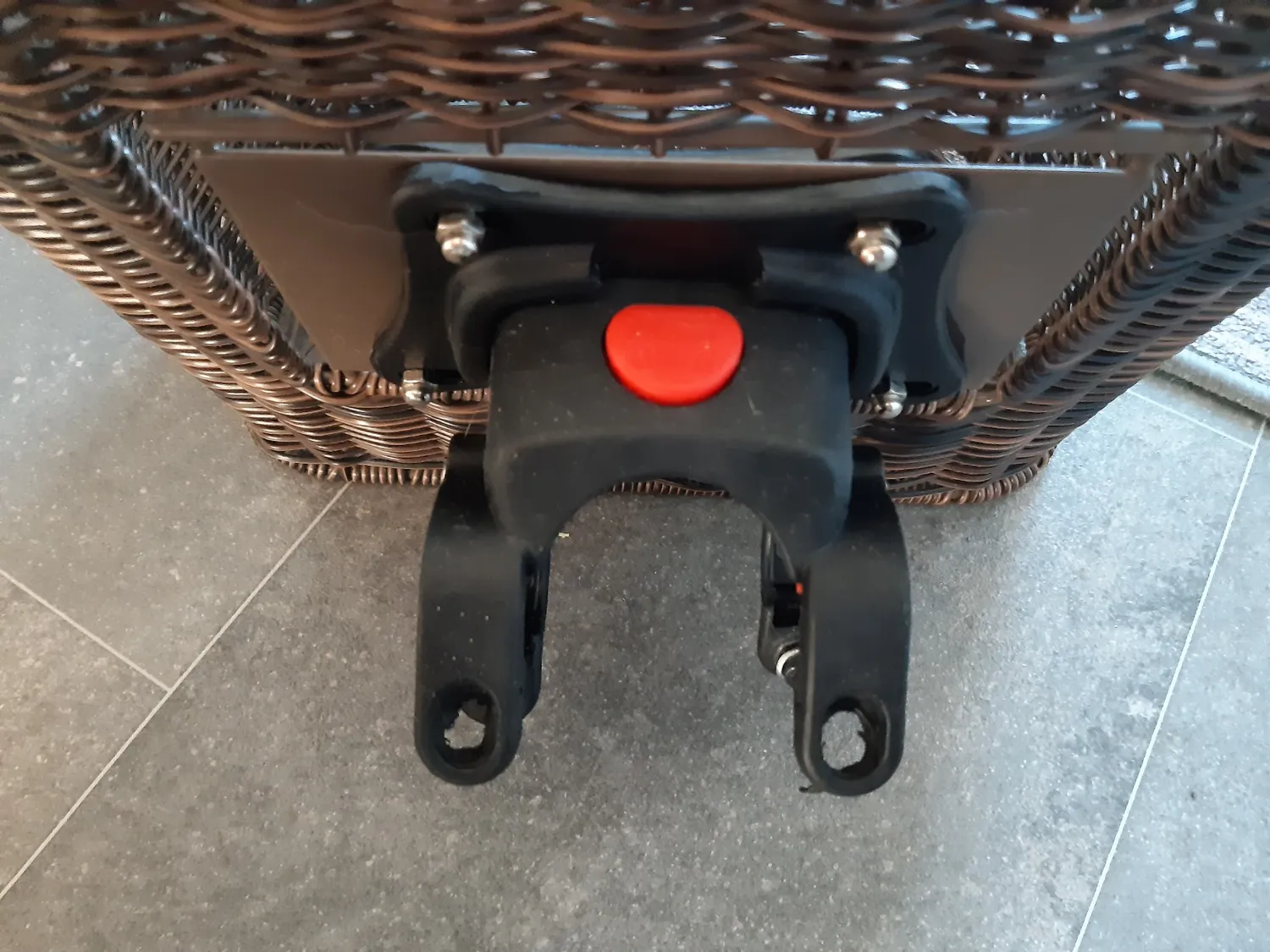 FISCHER Lenkerkorb Retro Polyrattan 5 kg geflochten