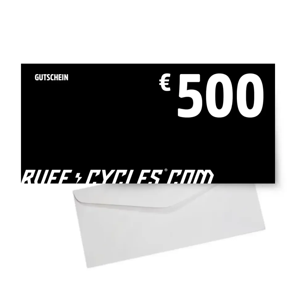 Ruff Cycles Geschenkgutschein 500 Euro Gutschein