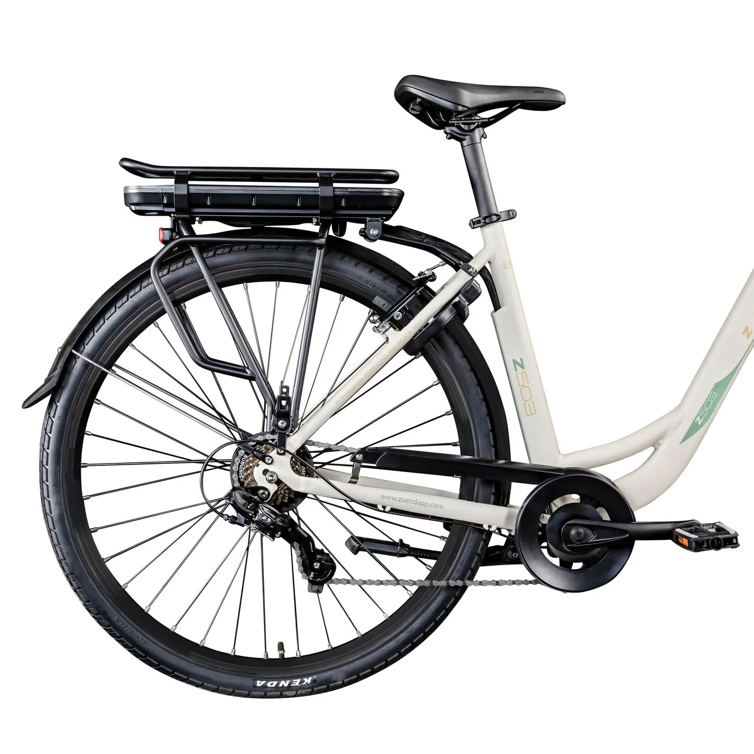 Zündapp Z503 E-Citybike Damen 28 Zoll weiß-grün