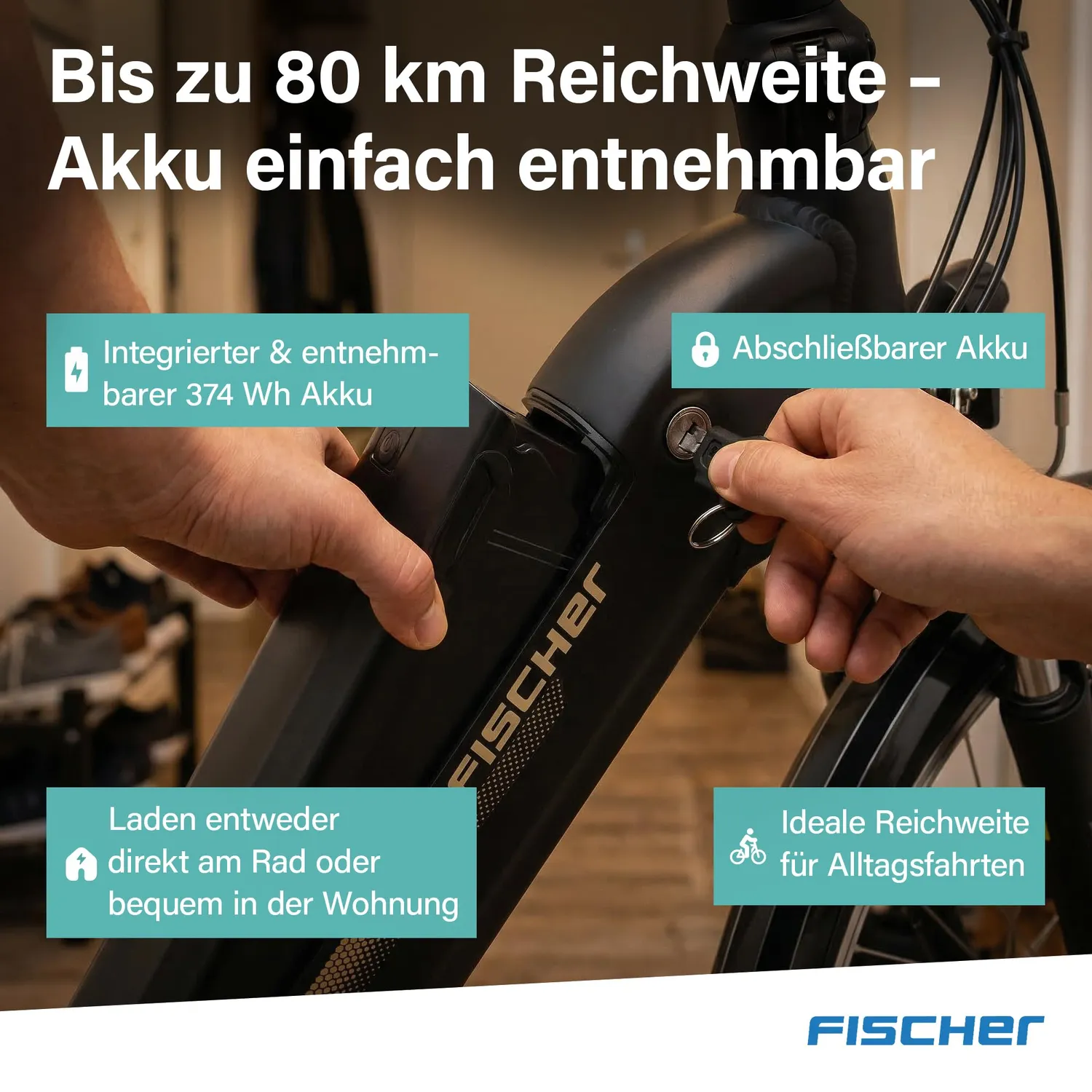 fischer Agilo 2.0 E-Bike Klapprad 20 Zoll 25 Nm schwarz