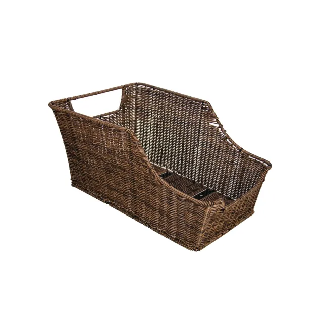 Fischer Fahrradkorb Polyrattan 40 Liter 25 kg wetterfest