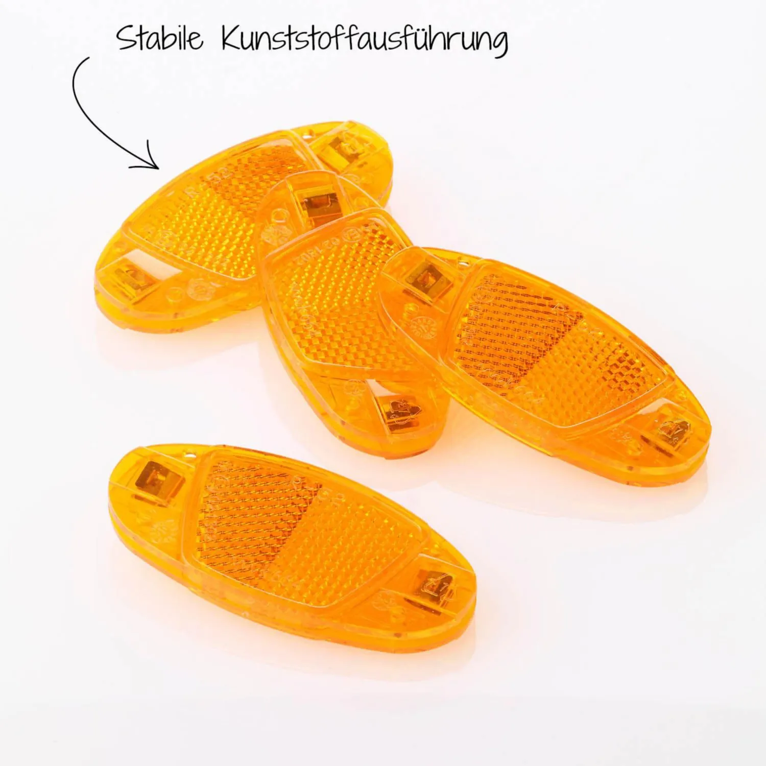 Fischer 85400 Speichenreflektor orange Einheitsgröße