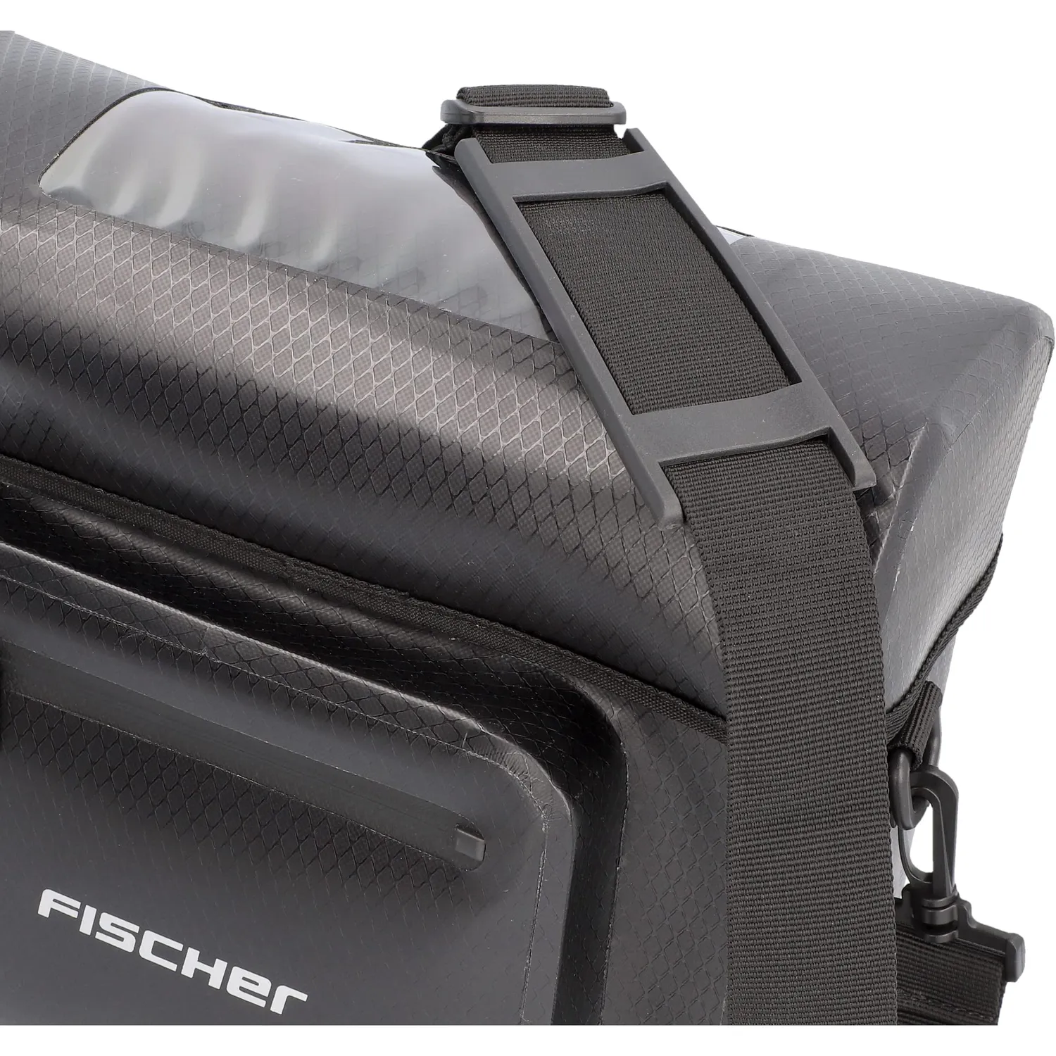 fischer Plus Terra Lenkertasche 7 Liter wasserdicht schwarz