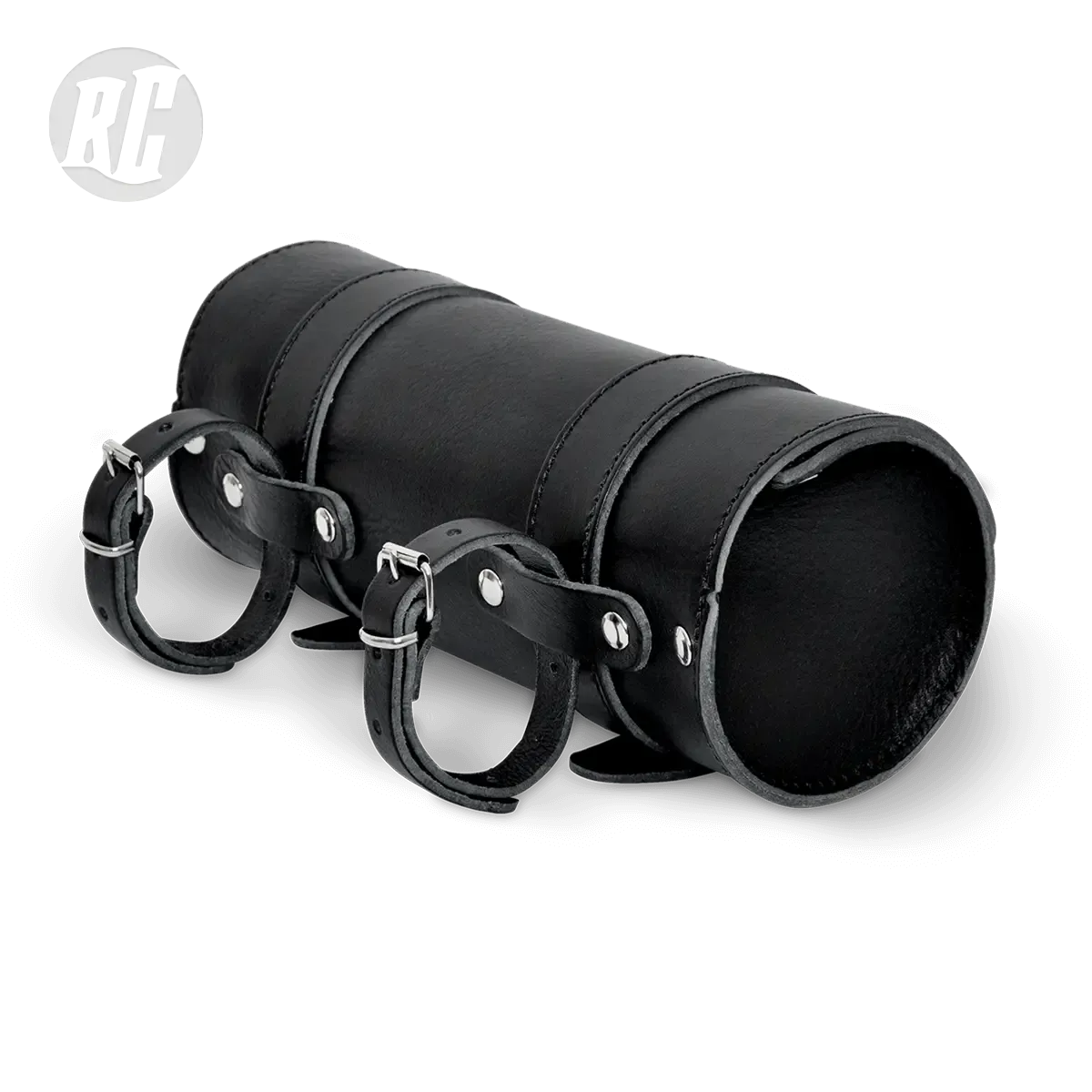 Ruff Cycles Werkzeugtasche Leder Schwarz Vollleder