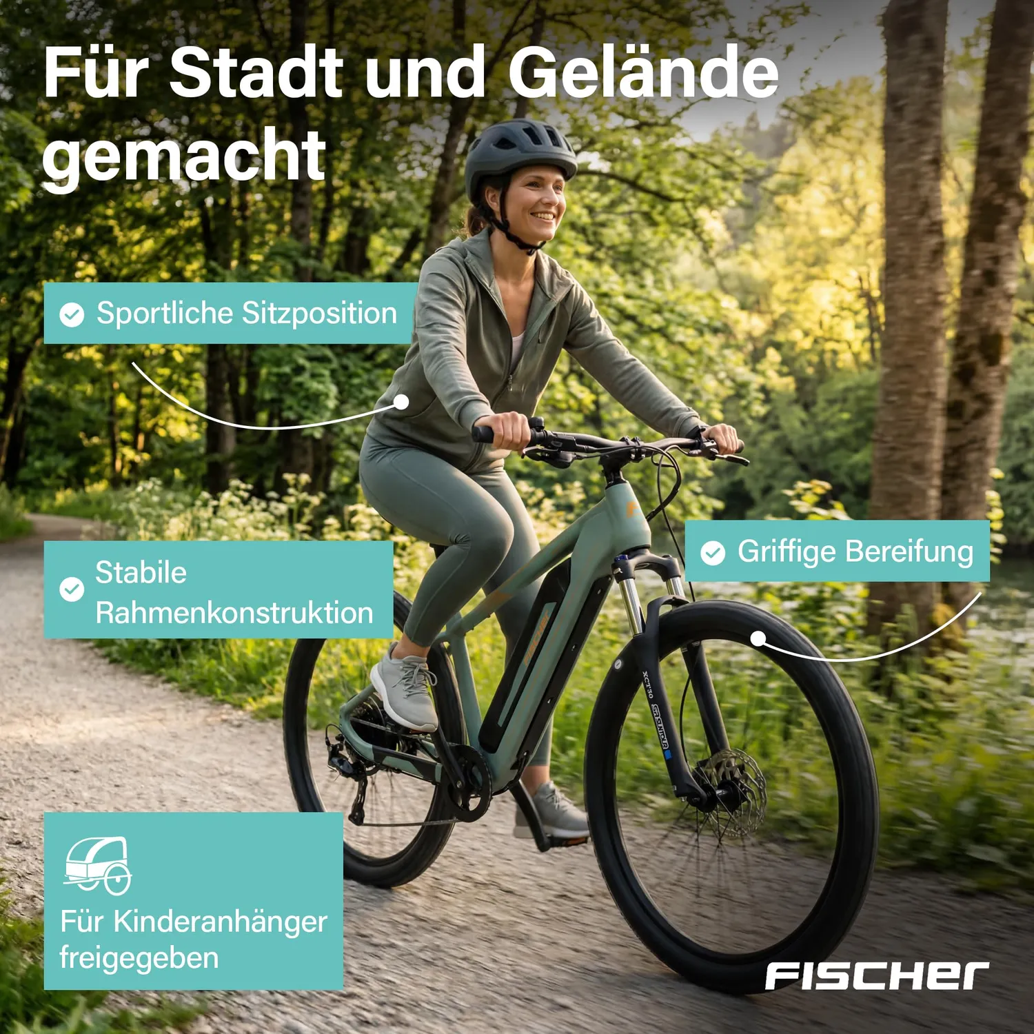 Fischer Montis 2.2 Active E-Bike 49cm 688Wh 50Nm