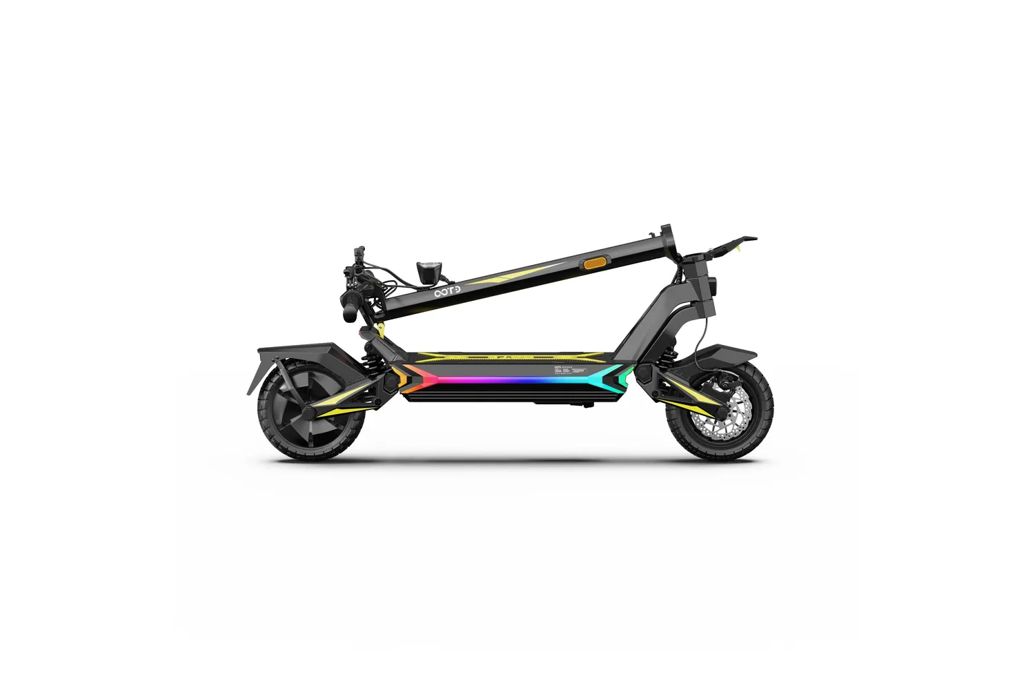 OOTD SR1 E-Scooter Schwarz-Gelb Elektro