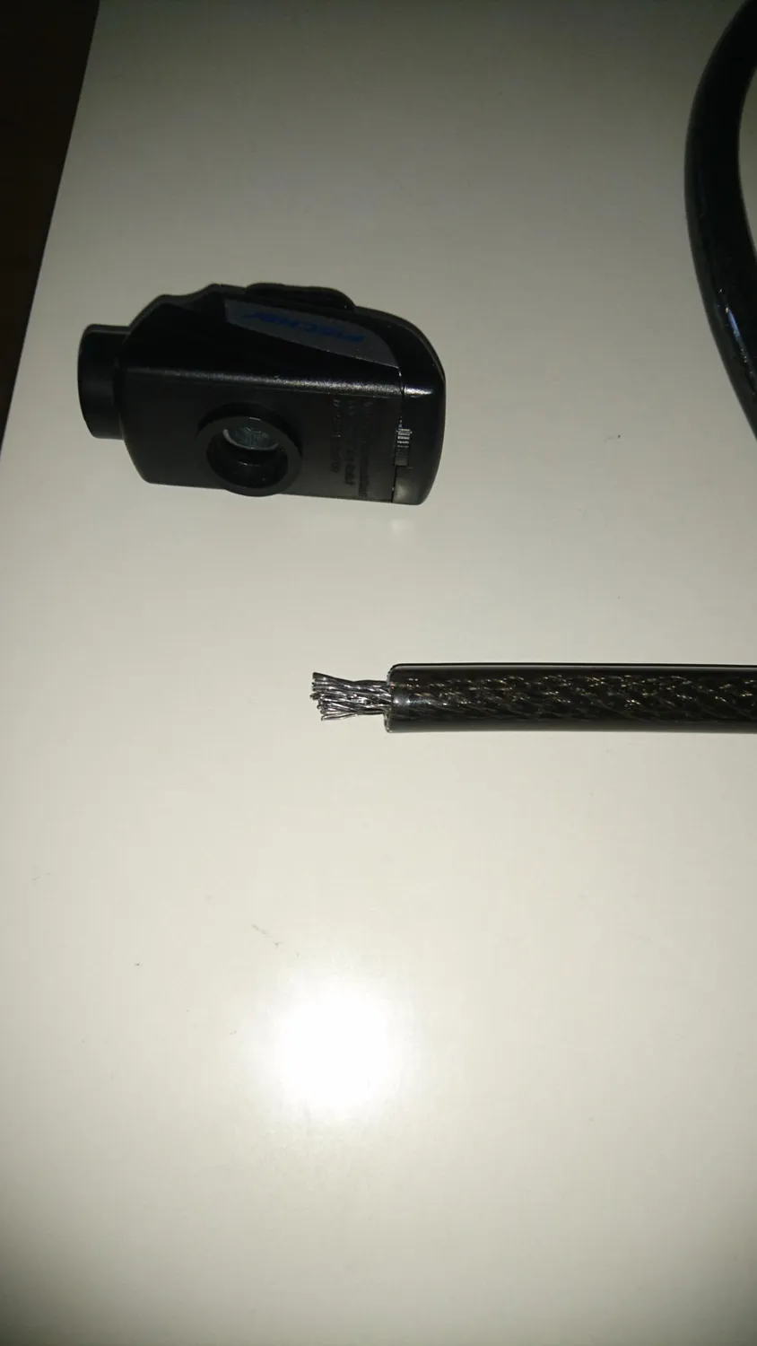 Fischer 85848 Seilschloss schwarz 180 cm Basisschutz